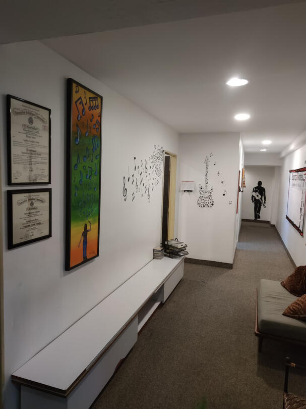 Sala de Estar de Sounds & Voices Academia de Música, ubicada en la Trinidad, Baruta. Caracas - Venezuela